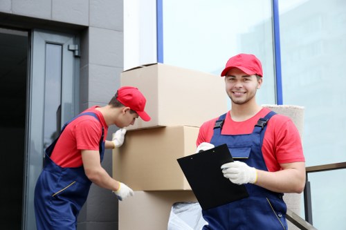 Storage pricing discussion for a Neasden home move estimate