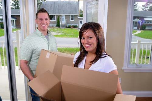 Household packing support for families moving in Neasden